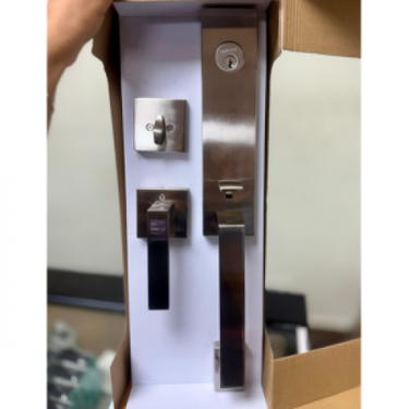 Cerradura para Puerta Principal en Acero Inoxidable – Seguridad y Estilo