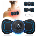 Mini Masajeador Eléctrico Corporal – Parche Portátil para Cuello, Espalda y Piernas